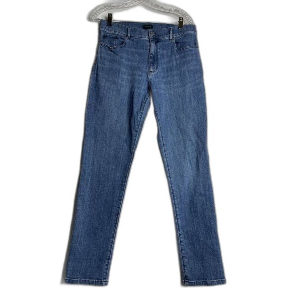 ANN TAYLOR FACTORY Women's Jeans size 6, comfy blue, cotton, and spandex